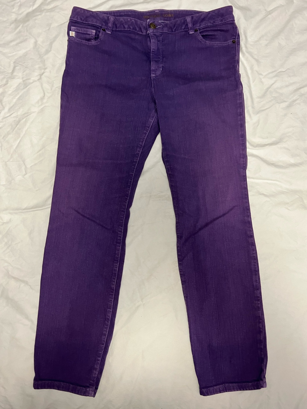 Michael Kors Purple Skinny Jeans
